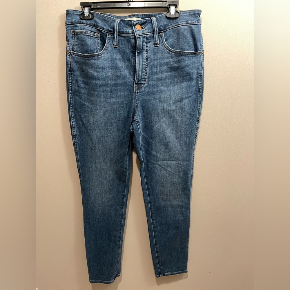 Madewell Blue 10” High Rise Skinny Jeans Classic Style